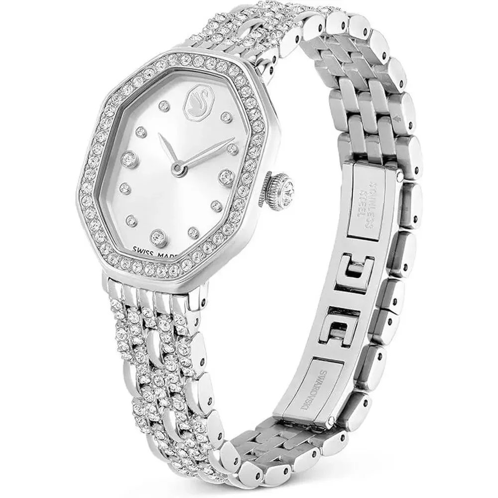 Swarovski Dextera Octagon Watch, Swiss Made Stainless steel (Free Shipping)